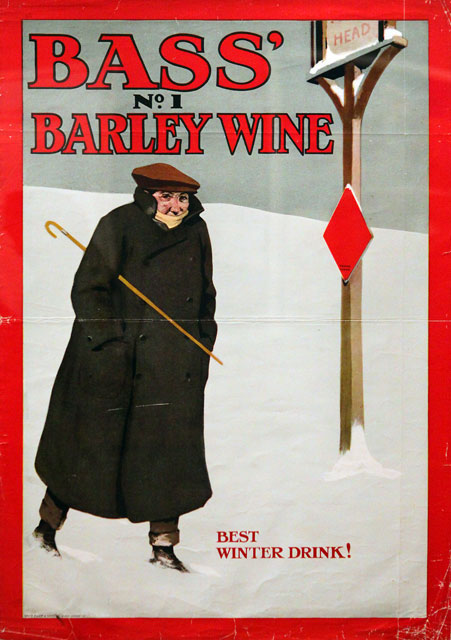 Werbeplakat für Bass' No.1 Barleywine