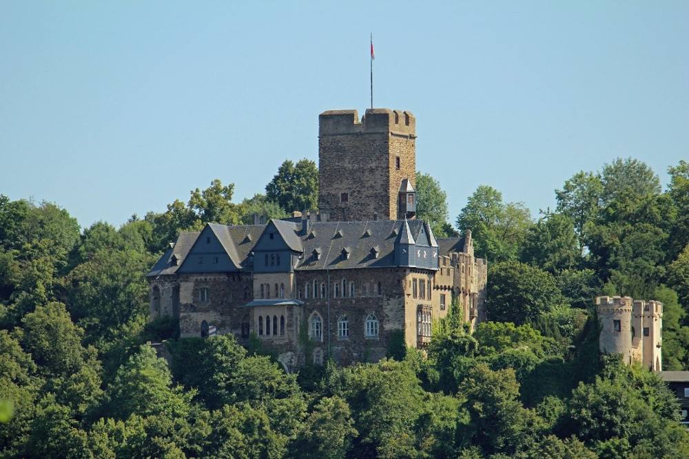Burg Lahneck, eines der bekanntesten Wahrzeichen der Stadt Lahnstein