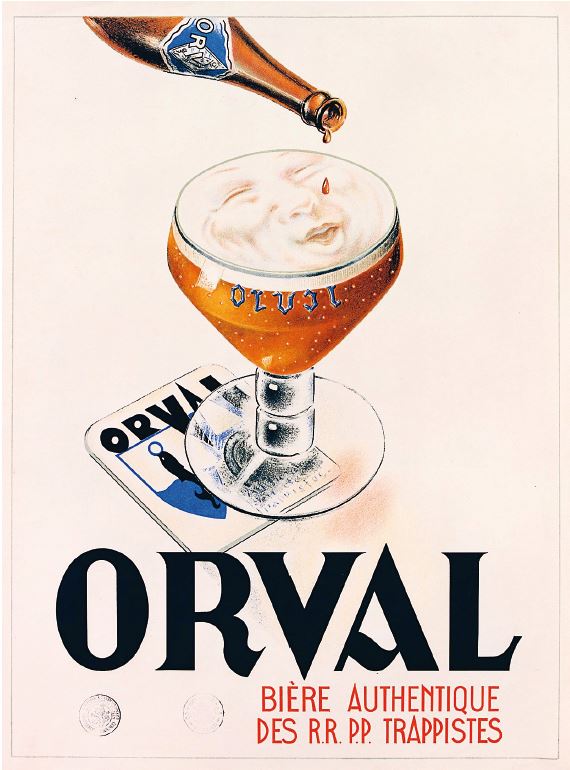 Werbeplakat Orval vermutlich 1920